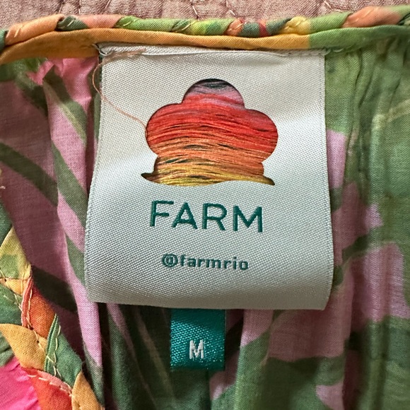 FARM Rio Sunrise Scenario Halter Dress - Picture 3 of 11
